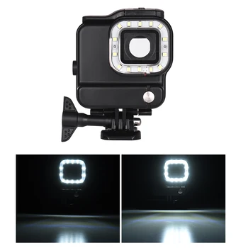 

2-in-1 Action Camera Waterproof Housing + LED Diving Fill-in Light 300LM Underwater 30m with Rechargeable Battery for GoPro Hero