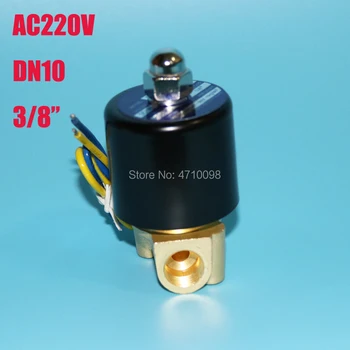 

DN10 3/8" Inch Electric Air Gas Water Solenoid Valve Normally Closed AC220V
