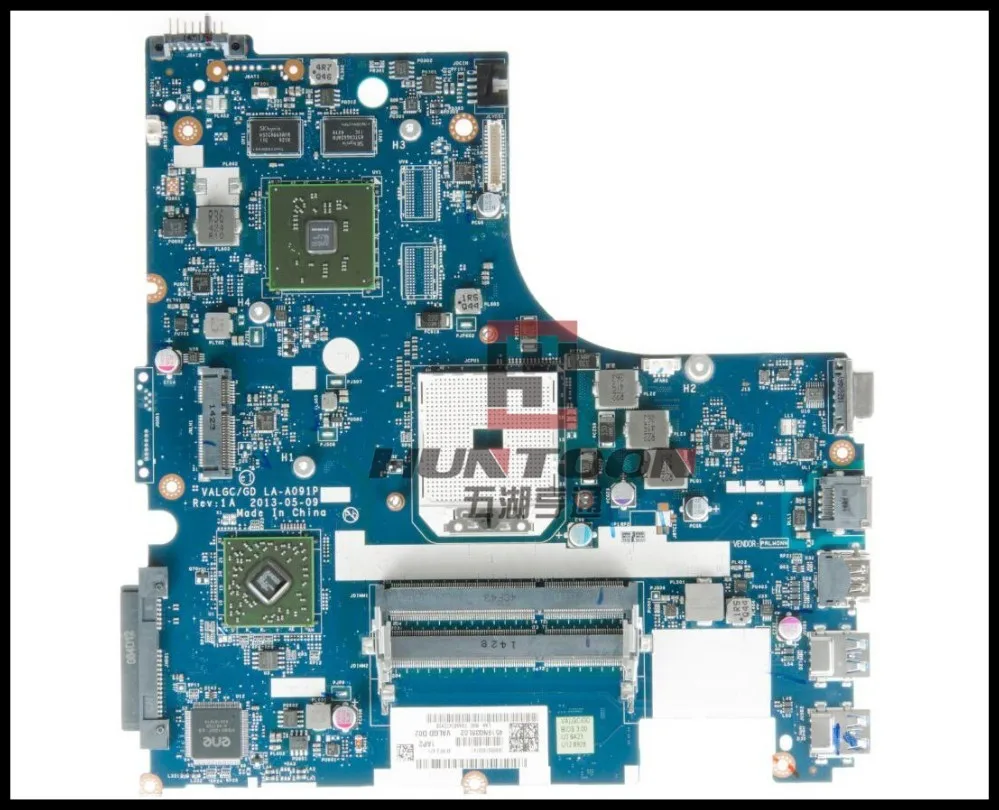 

Genuine LA-A091P for Lenovo G505S laptop Motherboard VALGC/GD LA-A091P Socket FS1 DDR3 AMD HD8570 2GB 100% Fully Tested