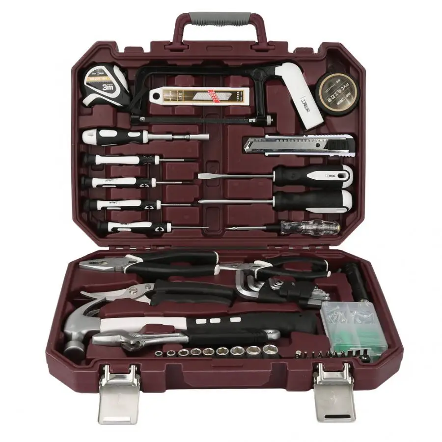 

Household Tool Kit DIY Home Repair Maintenance Hand Tools Set 105128
