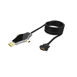 3 в 1 Multi-Функция конвертер поддерживает Usb3.1 Тип C + Dp + Мини Dp Dvi сигнала Выход Usb-C Кабель-адаптер для Macbook (1,8 м)