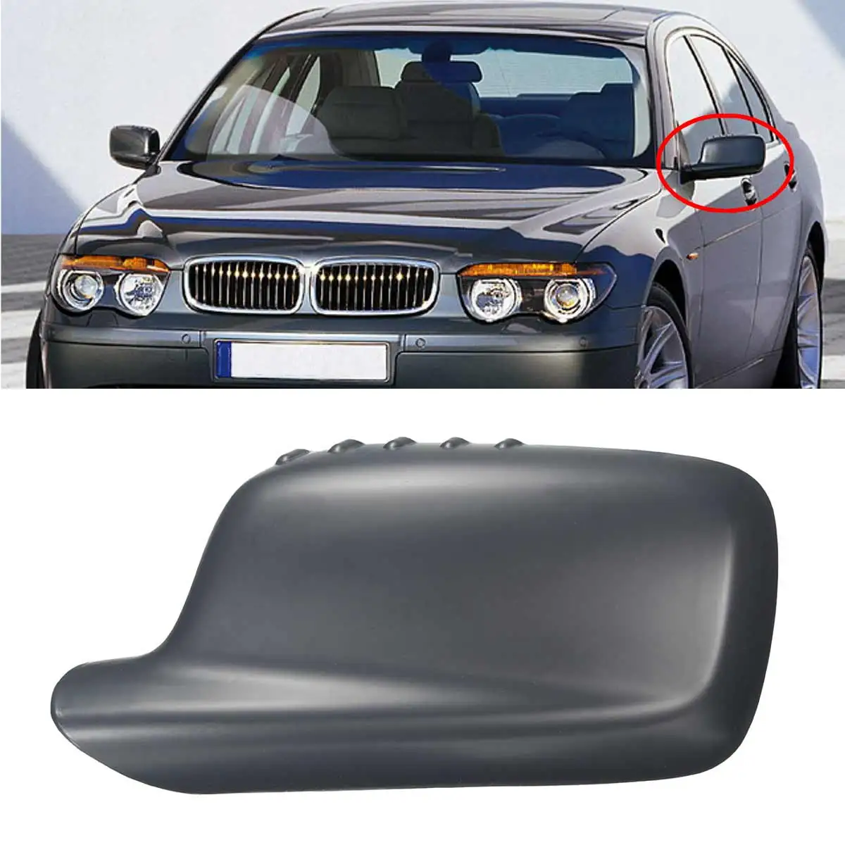 51167074235 51167074236 1 шт./2 шт. Новый чехол для зеркала двери BMW 3 7 серии E46 E65 E66 330Ci 328Ci 745i 750i