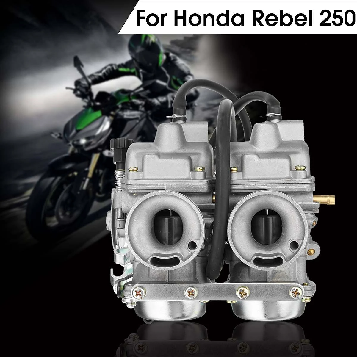 Twin Carburetor Dual Carb Chamber Assy Fuel Filter for Honda Rebel ...