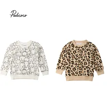 Fashion Bunny Leopard Print Top T-shirt Sweatshirts Winter Spring for Baby boy Girl Children Clothes Kid Toddler Clothing Fashion Bunny Leopard Print Top T-shirt Sweatshirts Winter Spring for Baby boy Girl Children Clothes Kid Toddler Clothing