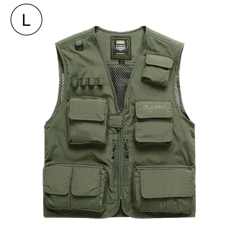 

Outdoor Fast-drying Mesh Fishing Vest Tactical Army Vest Outdoor Csgo Photography Garment Fishing Tourism Outdoor Work