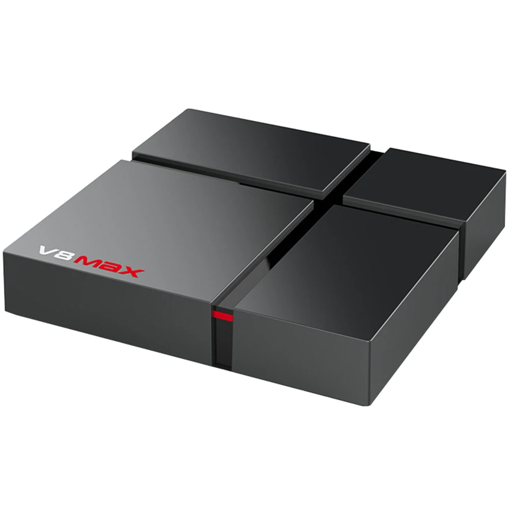 Wechip V8 MAX умный ТВ коробка Android 8 1 Amlogic S905X2 4 ядра Гб Оперативная память 32 ГБ
