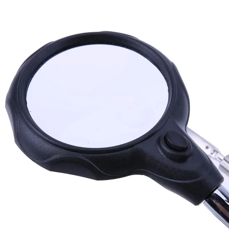 3.5X-12X lens Desktop Welding Magnifying Glass with LED Light Auxiliary Clip Loupe Magnifier Third Hand Soldering Repair Tool