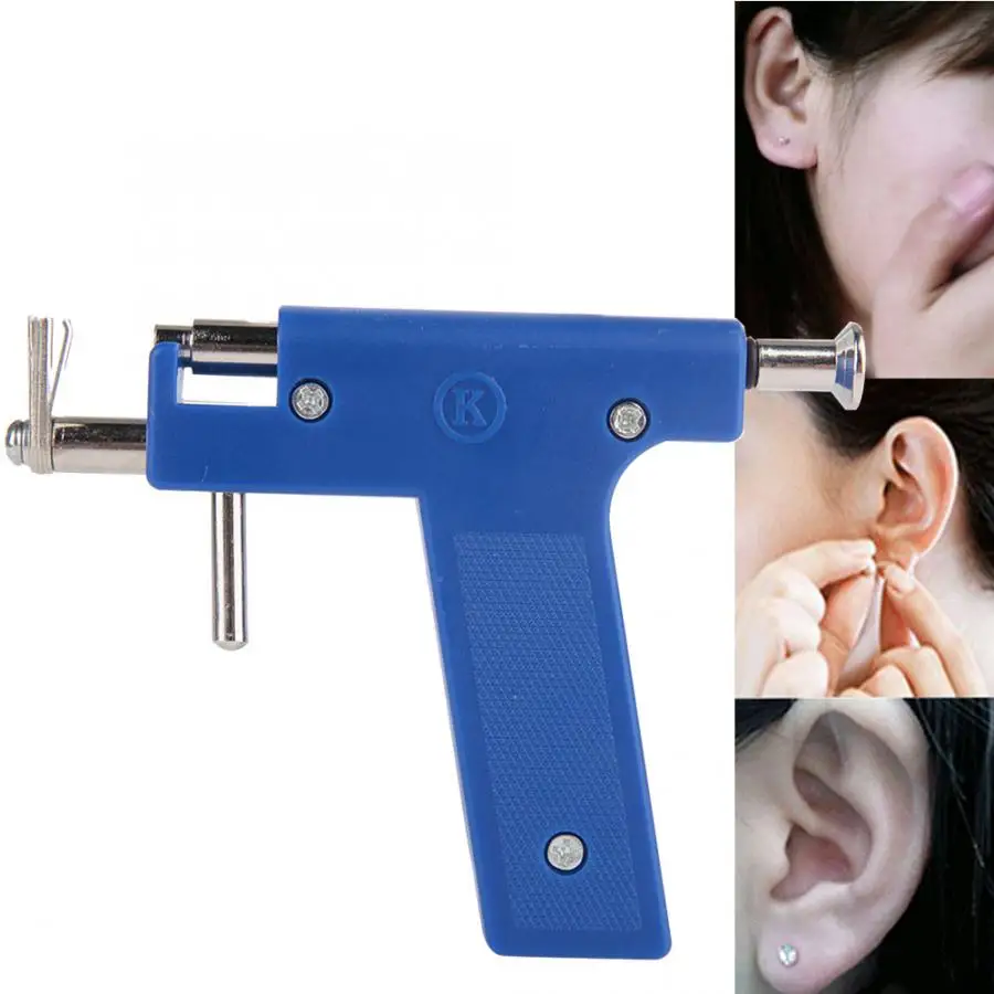 1 Набор Профессиональный безболезненный инструмент для пирсинга тела анти-ржавчина нос ухо пупок ухо отверстие инструмент для пирсинга тела Нет боли безопасный стерильный