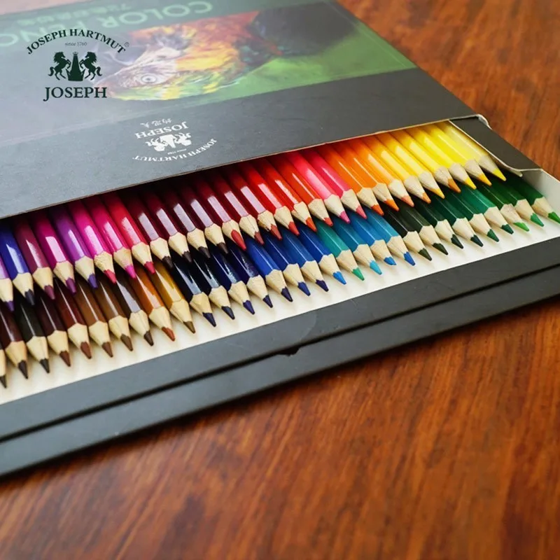 48/72 Colour Pencils Natural wood colored Pencils Professional Drawing Pencils for School Office Artist Painting Sketch Supplies 4pcs pointed round artist painting brush kit nylon hair wood holder for acrylic watercolor oil gouache painting art supplies