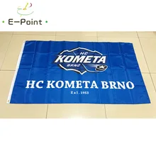 Чешская Республика HC Kometa Brno 3 фута* 5 футов(90*150 см) размер рождественские украшения для домашнего флага баннер подарки