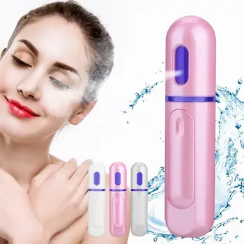 

led facial mask 3 Colors 30ml Portable Nano Mist Sprayer Face Nebulizer Moisturizing Atomization Spray ultrasonic face cleaning