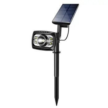 

5 LED Solar Lawn Lamp Waterproof Solar Panel Lamps Outdoor Garden Ground Spotlights ABS PC Outdoor Garden Decor Lawn Lights