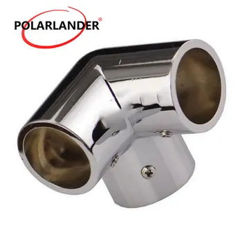 

25mm Pipe 1"/25mm Tubing 316 Stainless Steel 3 Way Corner Elbow Hardware 90 Degree Silver Rail Fittings Boat Hand Marine