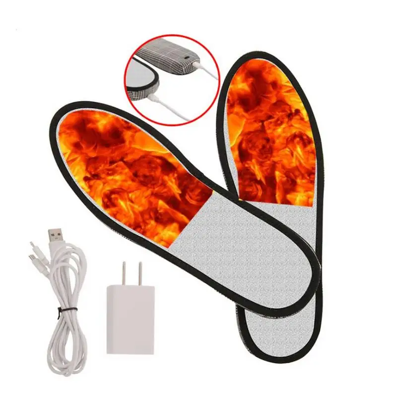 

USB Rechargeable Heating Warm Insole Outdoor Lithium Battery Rechargeable Heating Integrated Foot Warmer Pad