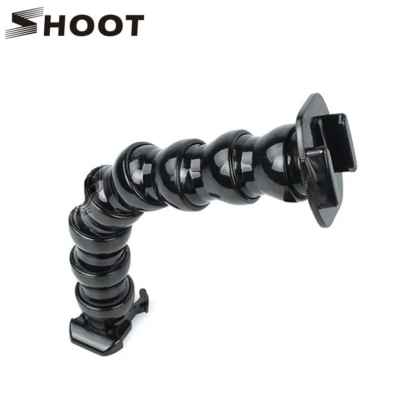 

SHOOT 8 Joint Adjustable Tripod Mount Flex Neck Gooseneck for GoPro Hero 7 6 5 Yi 4K SJCAM SJ7000 H9 Action Cam Go Pro Accessory