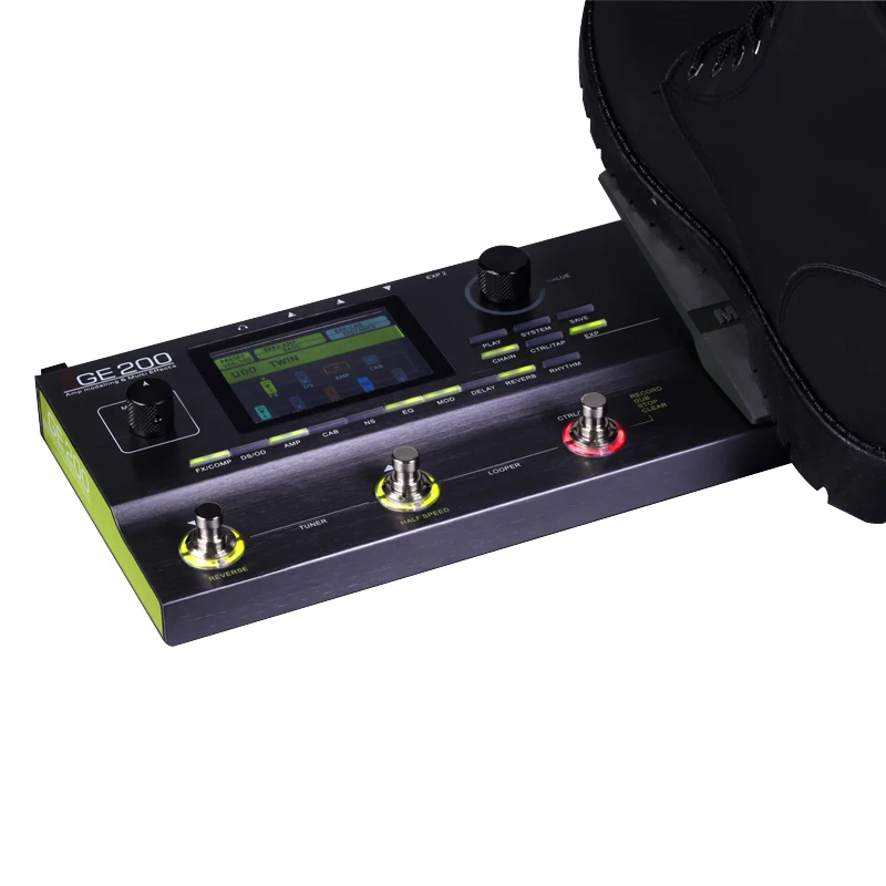 Mooer GE200 Amp моделирование мульти эффект педаль процессора с 26 ИК динамик кабины