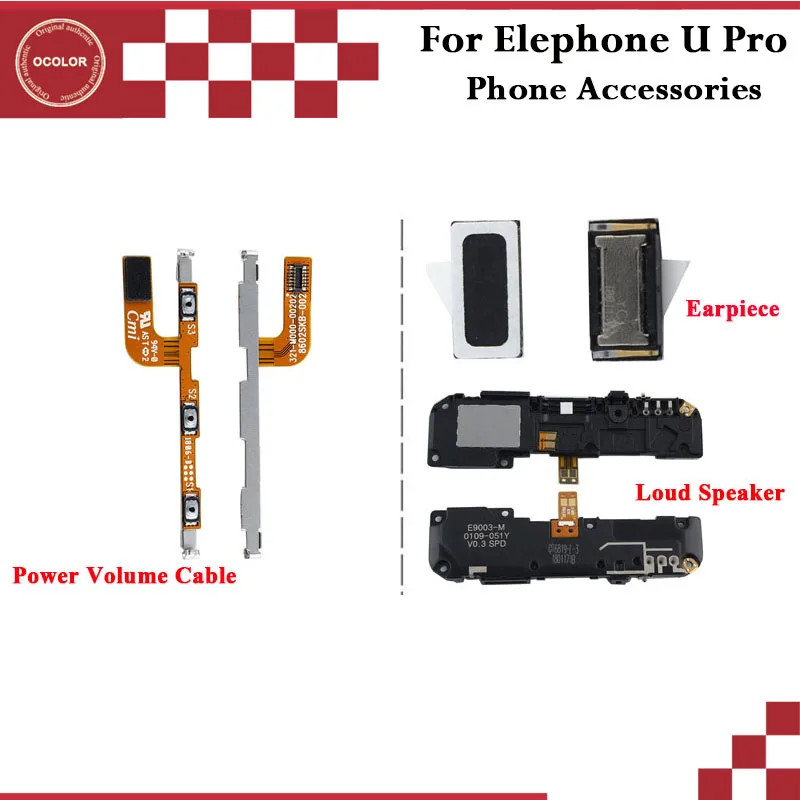 Ocolor для Elephone U Pro наушник power объемный кабель в сборе Запчасти громкоговоритель