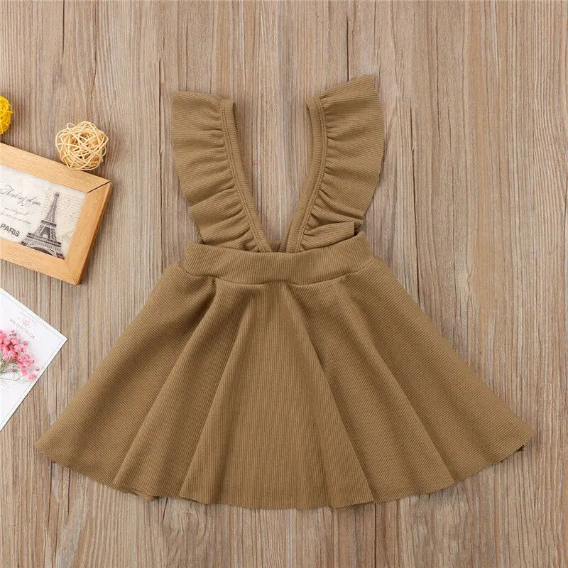 

UK Kid Baby Girls Strap Suspender Party Pageant Tutu Gown Princess Dress Clothes Support wholesale