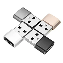 Мини-металлический мужской и женский USB-C 3,1 type C к USB 3,0 адаптер конвертера OTG для смартфонов Android type C OTG адаптер