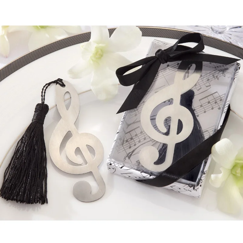 

Kids Gifts Memo Book Tags Metal Bookmark Gift Box Book Marker Thanksgiving Christmas Birthday Gift Musical Note Bookmarks