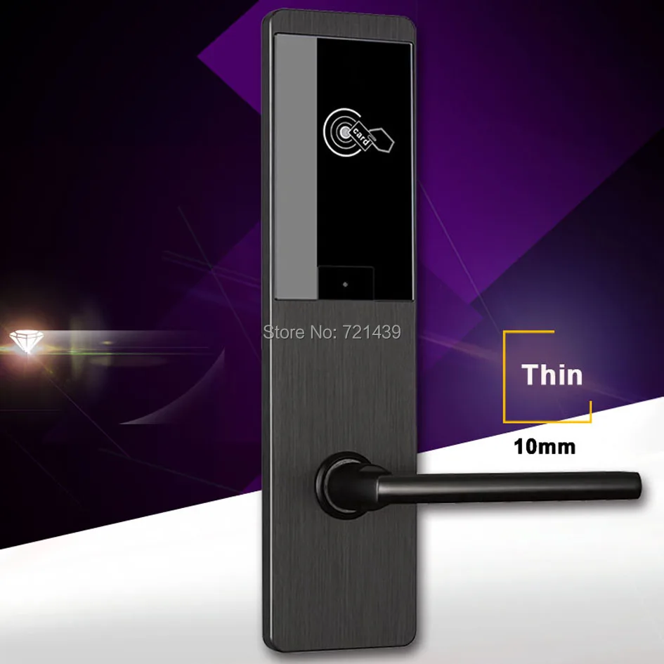 

Electronic RFID Card Door Lock Smart Digital Card Keyless Lock For Office Home Hotel Apartment