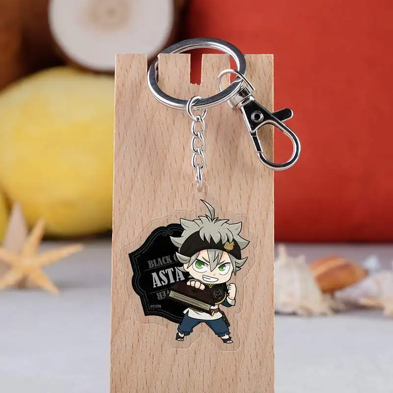 

Black Clover Action Figure Anime Acrylic Asta Yuno Noell Silva Yami Sukehiro Magna Swing Keychain Pendant Christmas Gifts 5.5cm