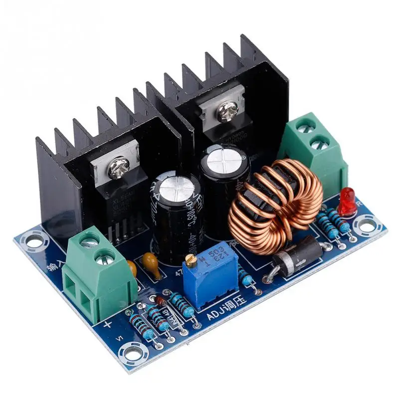 

DC-DC 4-40V Max 8A Adjustable PWM Buck Step-down Power Supply Module