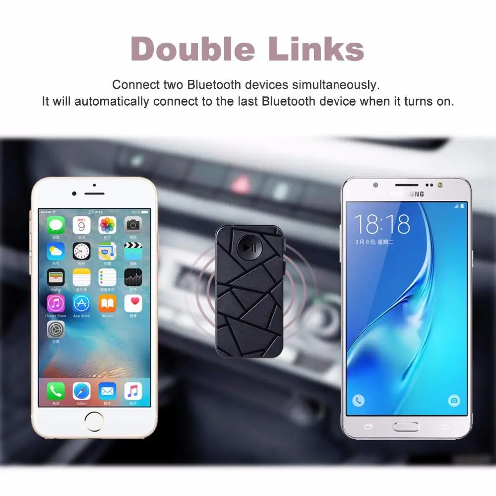 Bluetooth автомобильный комплект беспроводной A2DP Музыка 4 1 приемник 3 5 мм аудио Aux