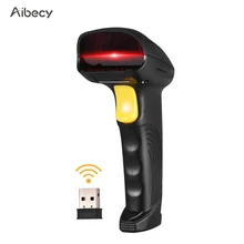 Aibecy 2-в-1 2,4G Беспроводной сканер штрих-кода USB проводной сканер штрихкодов автоматический и ручной 1D бар сканер для считывания штрих-кода