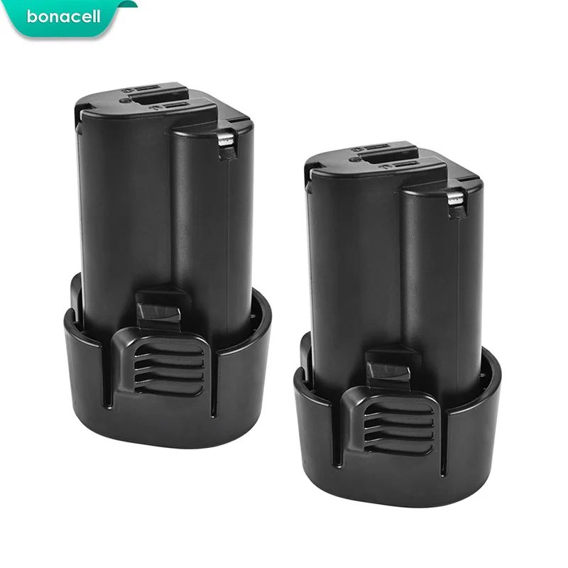 Kaufen Bonacell 2 stücke 1500mAh 10,8 V Li Ion Akku Für Makita BL1013 BL1014 BL 1013 BL 1014 LCT203W 194550  6 194551 4 195332 9 DF030D