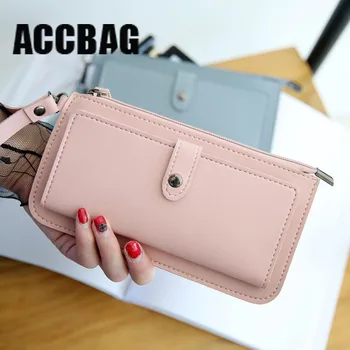 

Fashion Women Leather Wallets And Purses Long Clutch Coin Bag Phone Purses Holders Designer Female Wallet For Girls Ladies