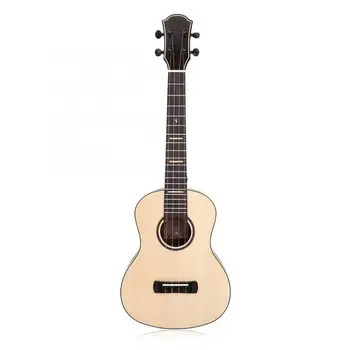 

26 " Spruce Wood Light Brown Ukulele Four Strings Hawaii Guitar Portable Stringed Instruments