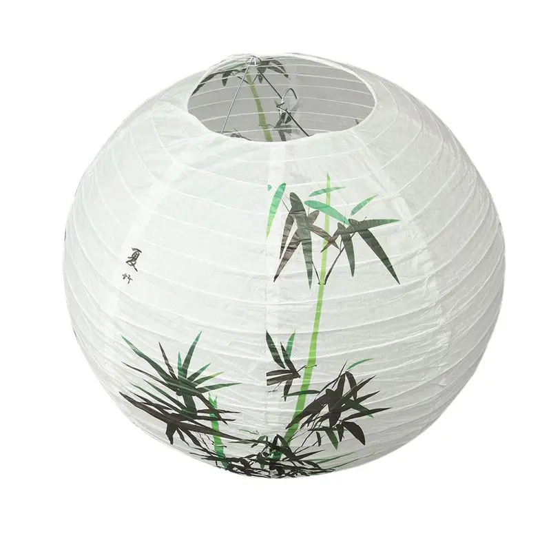 

30cm Lampshade Paper Lantern Oriental Style Light Decoration Chinese , Bamboo