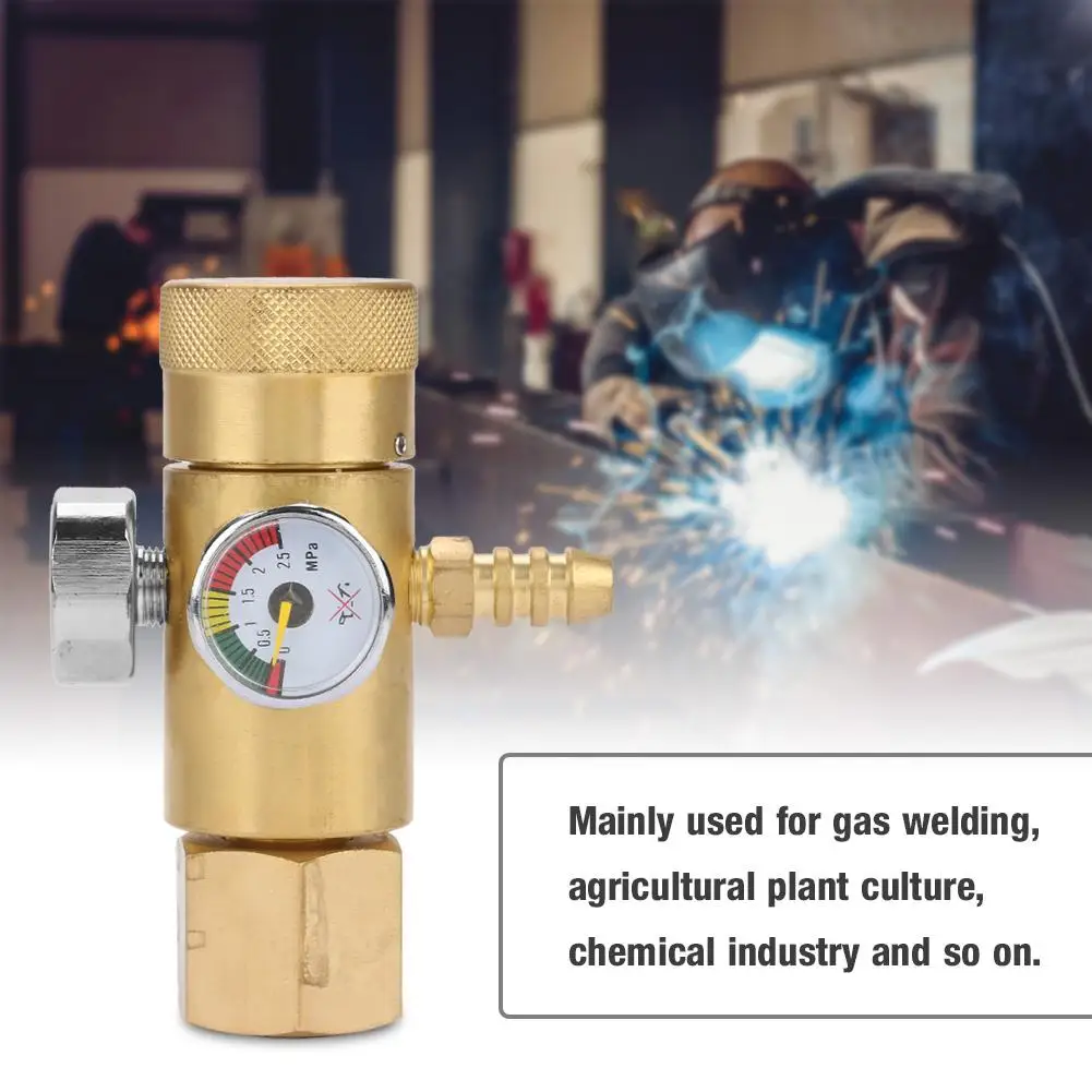 

Oxygen Gas Pressure Reducer 0.4-25MPa Pressure Regulator Air Flow Regulator Gauge Meter Pressure Measuring Tools