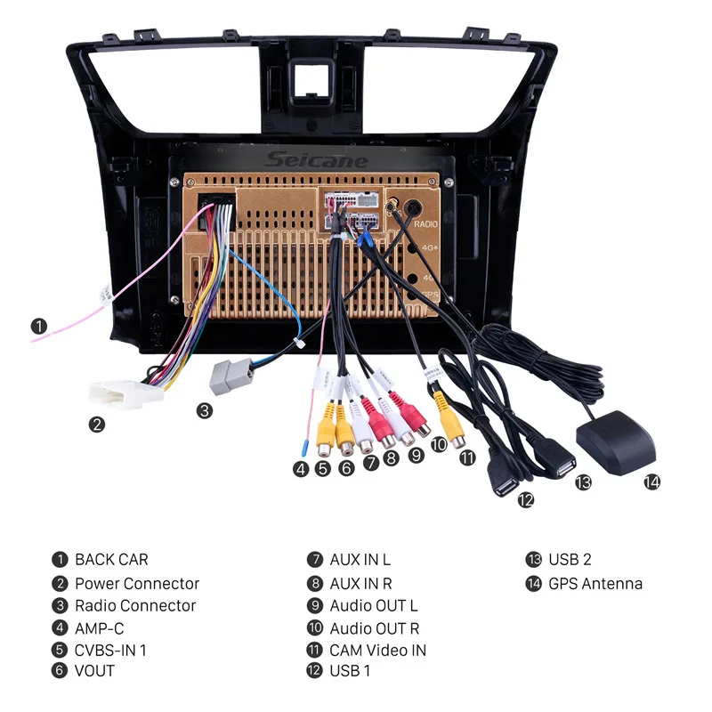 Top Seicane 10.1 inch Android 8.1 Car Radio GPS Head Unit Player For 2012 2013 2014 2015 2016 Nissan Sylphy Support Rear Camera DVR 4 Top Seicane 10.1 inch Android 8.1 Car Radio GPS Head Unit Player For 2012 2013 2014 2015 2016 Nissan Sylphy Support Rear Camera DVR 4