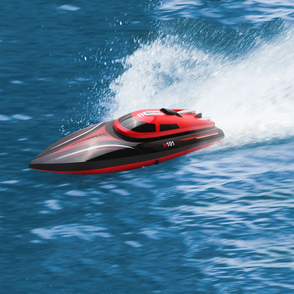 

Skytech H101 RC Boats 2.4GHz 4-Channel High Speed Boat With LCD Screen Transmitter 30km/H And Low Resistance Kids Xmas Gifts