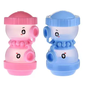 

2 colors Cartoon octopus shape Portable Baby Infant Feeding Milk Powder Food Bottle Container