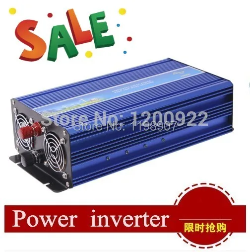 2500 Вт 12Vdc 110 В/120 В/220 В/230VAC 50 Гц/60 Гц пиковая мощность 5000 решетки чистая