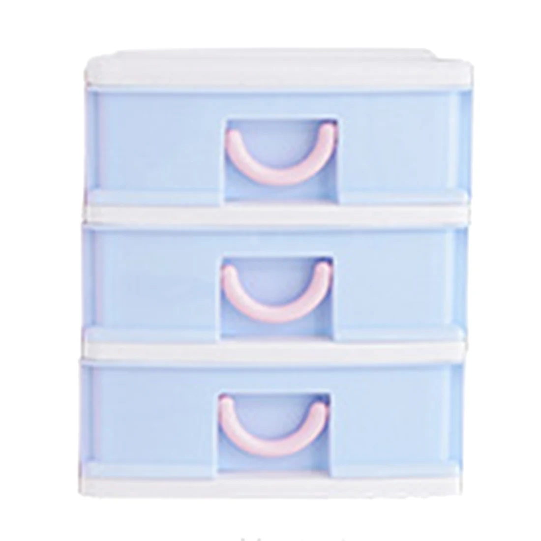 

Three-Layer Plastic Drawer Type Storage Box Office Desktop Organizer Case Storage Cabinet Make Up Cosmetic Office Boxes 2 Colors
