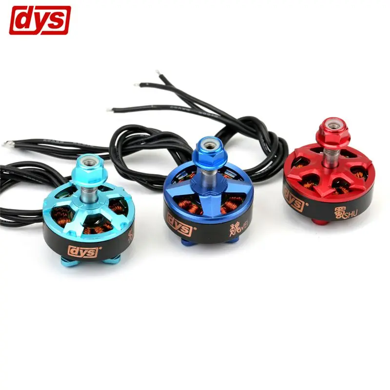 4 шт. DYS Samguk серии Shu 2306 1750KV 4-6S бесщеточный двигатель для радиоуправляемого дрона FPV