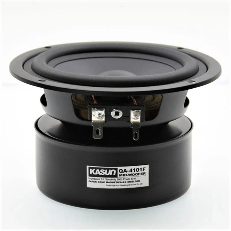 HIFIDIY LIVE HIFI 4,5 дюймов " Midbass НЧ динамик 8OHM 80 Вт громкоговоритель QA-4101F