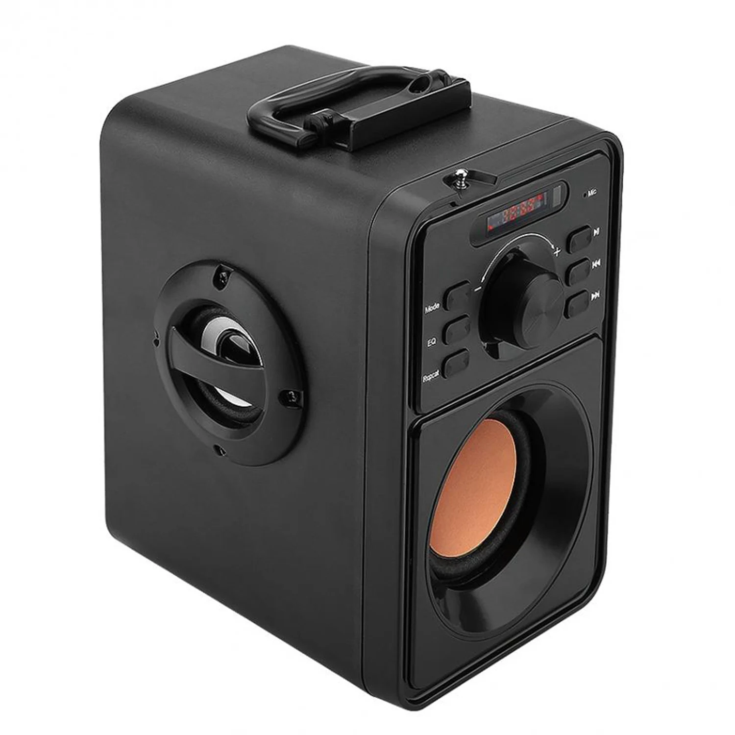 Ceny Ręczny głośnik Stereo bezprzewodowy Bluetooth cyfrowy głośnik Lcd głośnik na zewnątrz obsługa tf usb Aux Fm pilot