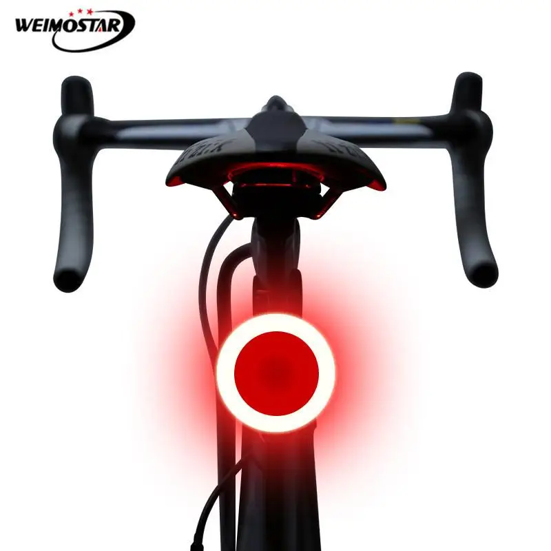 Weimostar Portable Bicycle Taillights USB Rechargeable MTB Bike Rear Light 5 Modes Saddle Warning Cycling | Спорт и развлечения