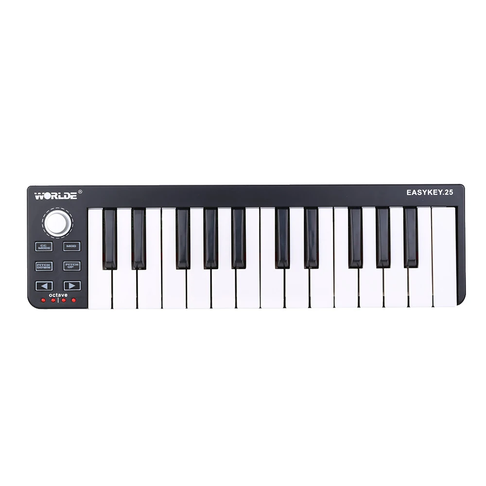 Easykey.25 портативная мини клавиатура 25 клавиш USB MIDI контроллер|Электронный орган| |