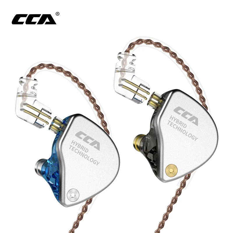 

CCA CA4 In 1DD+1BA Ear Earphones Monitor Headphones Metal Hybrid Technology Earbuds Sport Noise Bluetooth Cable Headset