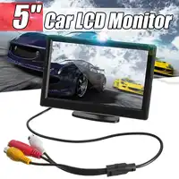 Audew DC 6 V-32 TFT ЖК-дисплей заднего вида монитор 5 дюймов с подставкой обратный резервный Камера шаровой шарнир Systme PAL/NSTC