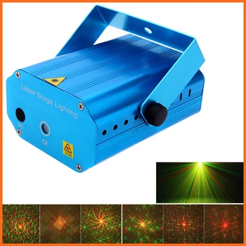 

Disco Party DJ Mini LED Laser Projector Christmas Decorations Laser Disco Light Laser Light Dj Voice-activated Xmas Club Light