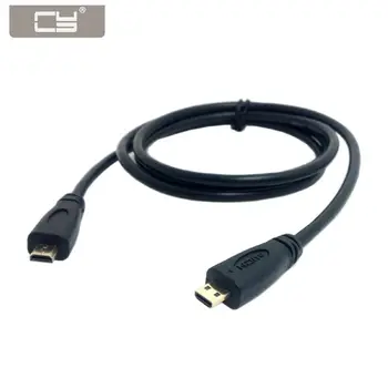

10pcs/lot Micro HDMI Male to Micro HDMI Male Type D to Male D Cable for MOTO HTC DC DV Black 1M