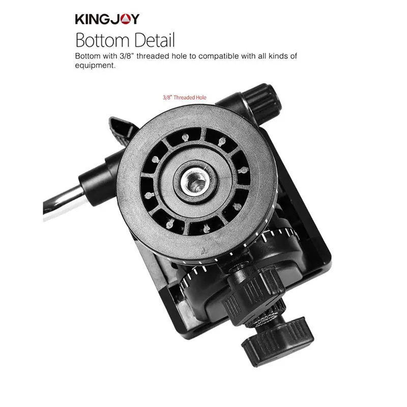 Kingjoy Mp1008F набор профессиональных моноподов Dslr для всех моделей камеры штатив