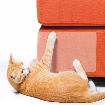 

2 Pcs Cat Large Scratch Guard Mat Cats Scratching Post Furniture Sofa Protector Pads For Home Furniture Scratch-Proof